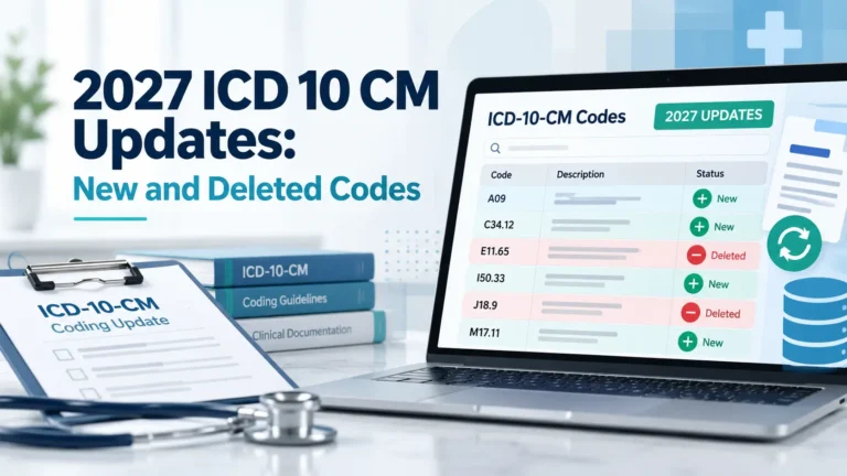 2027 ICD 10 CM updates