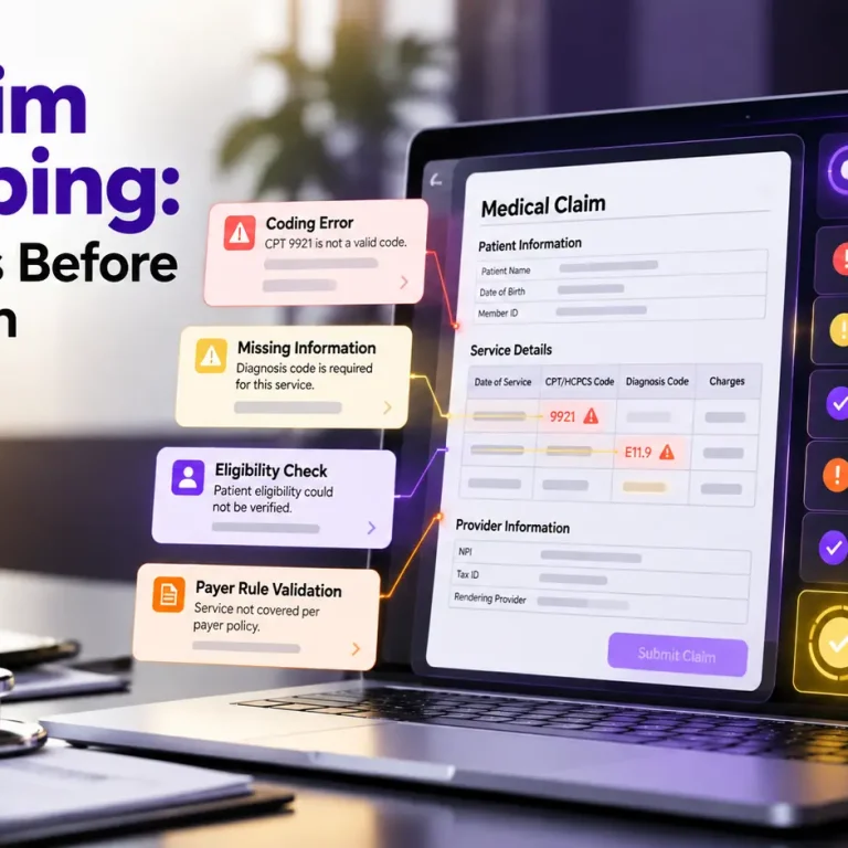 AI Claim Scrubbing Dashboard